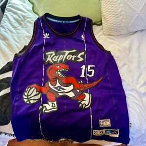 Vince Carter Toronto Raptors Adidas NBA Basketball Purple Jersey Men’s XL +2in.